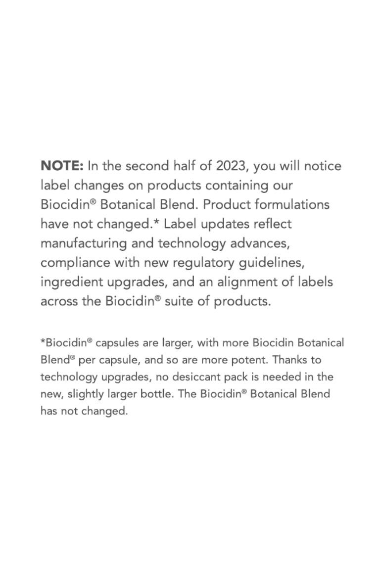 Biocidin Liquid - Broad-Spectrum Liquid Formula - Be So Well