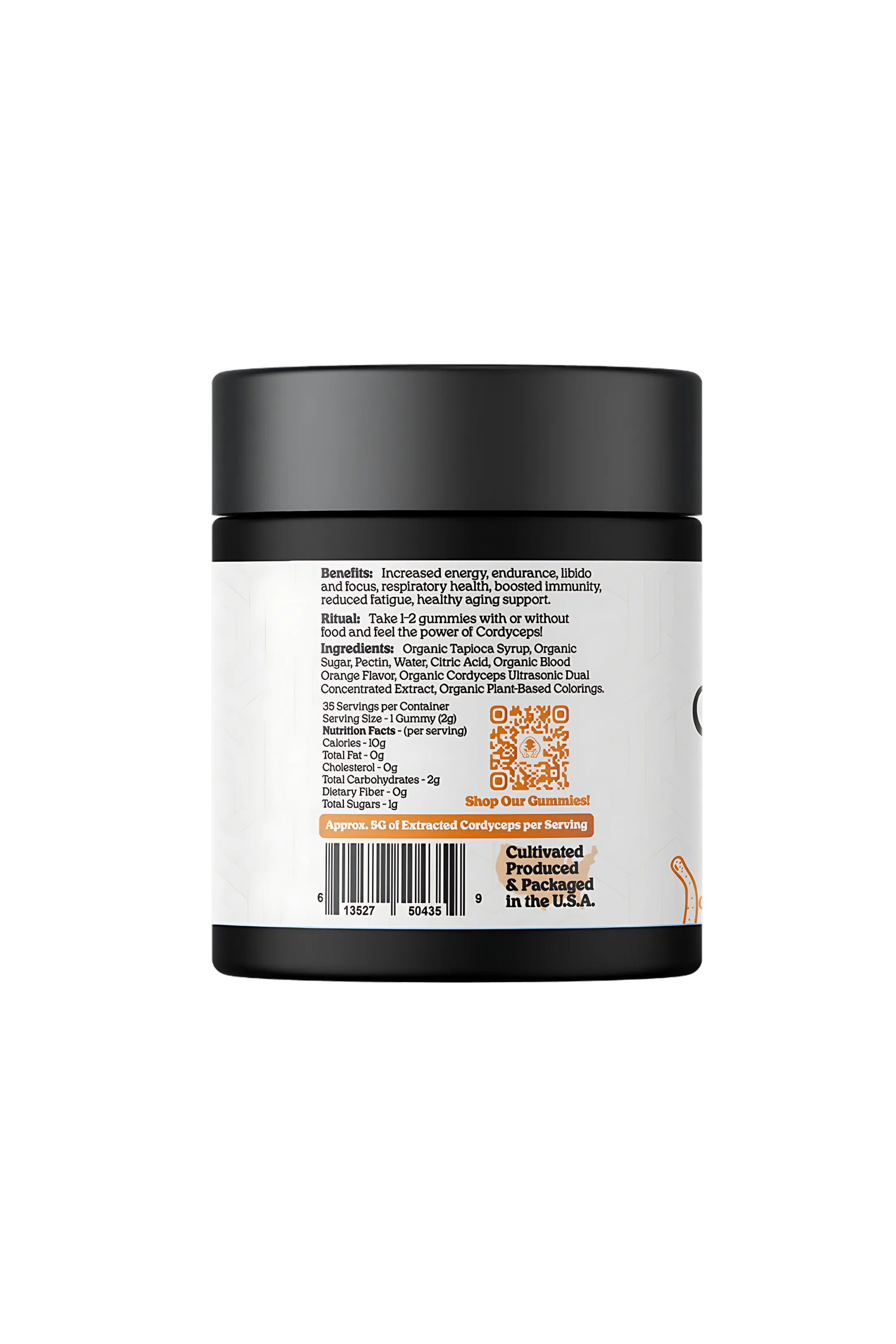 Fruiting Bodies - Cordyceps Gummies 35ct - Be So Well