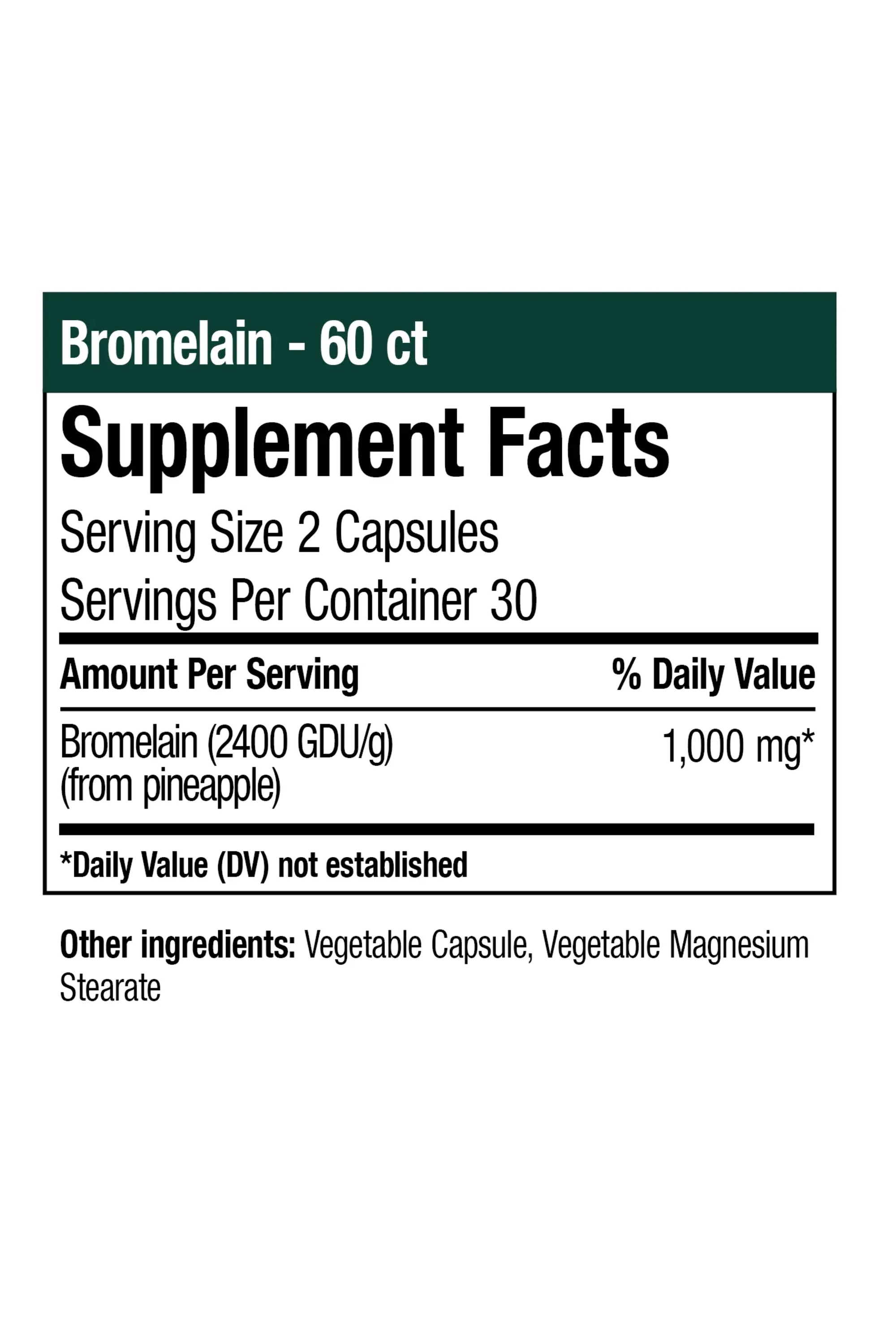 NutraMedix Bromelain 60 Capsules