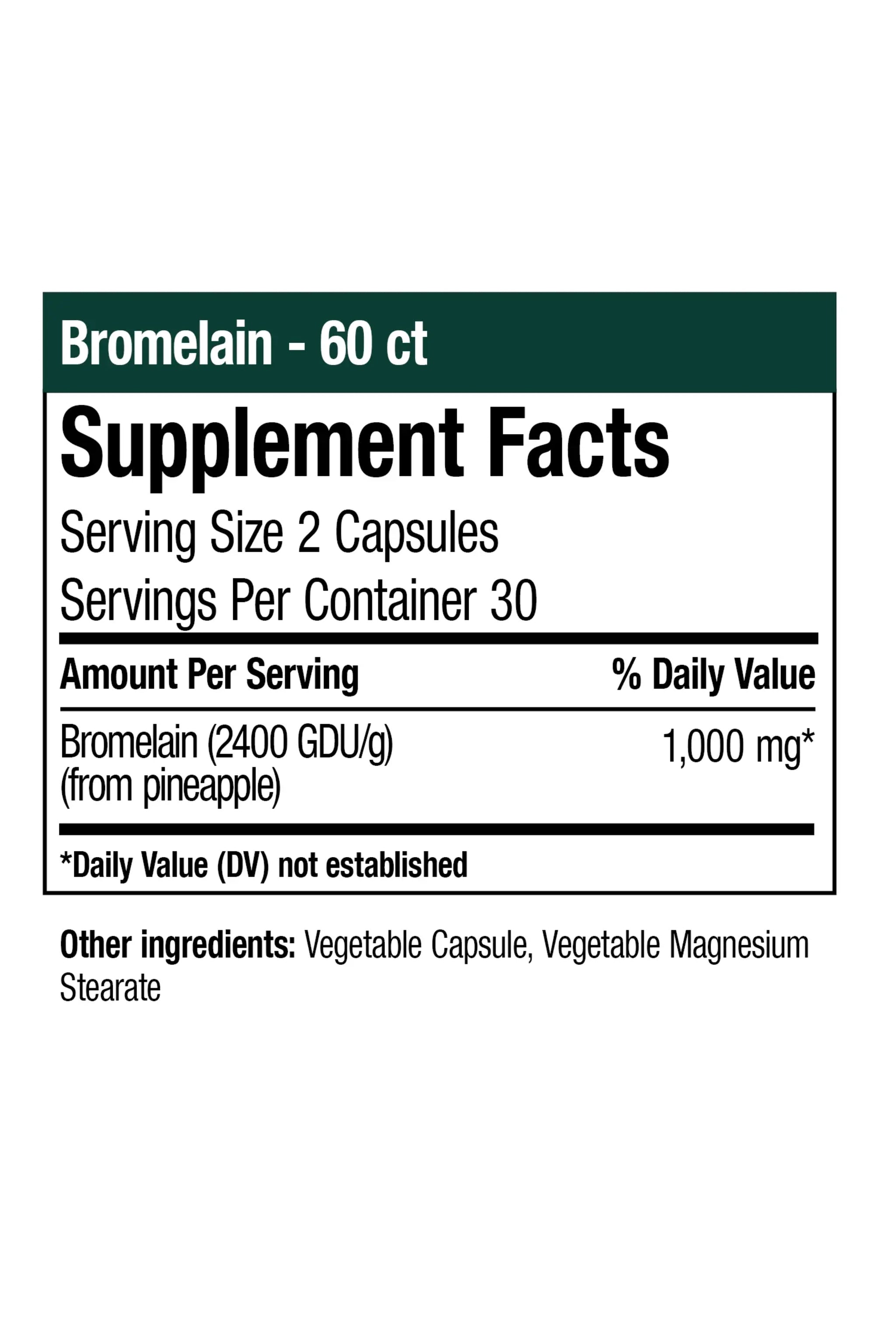 NutraMedix Bromelain 60 Capsules