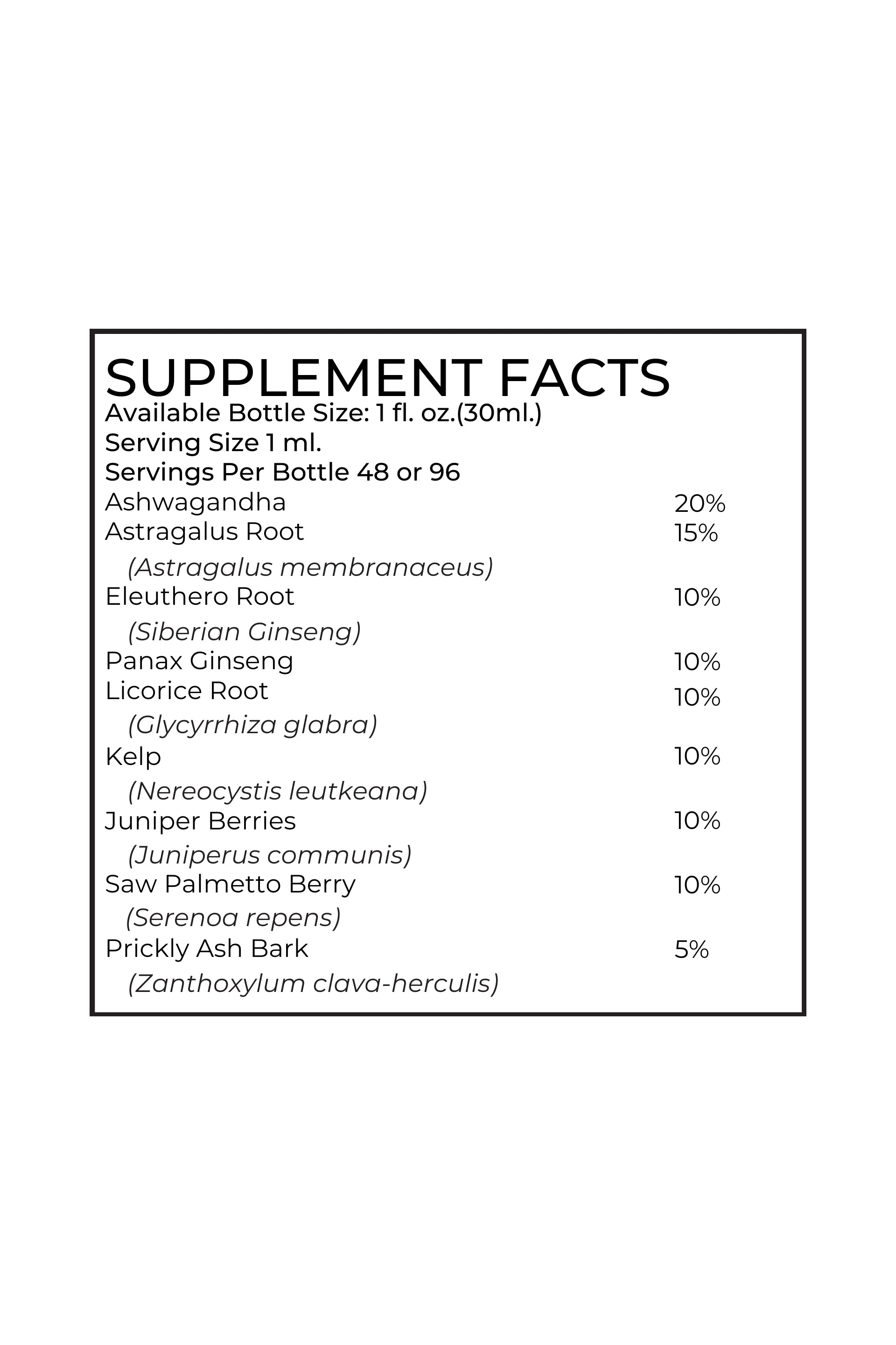 Nutritional Frontiers - Adrenal Tincture 2oz