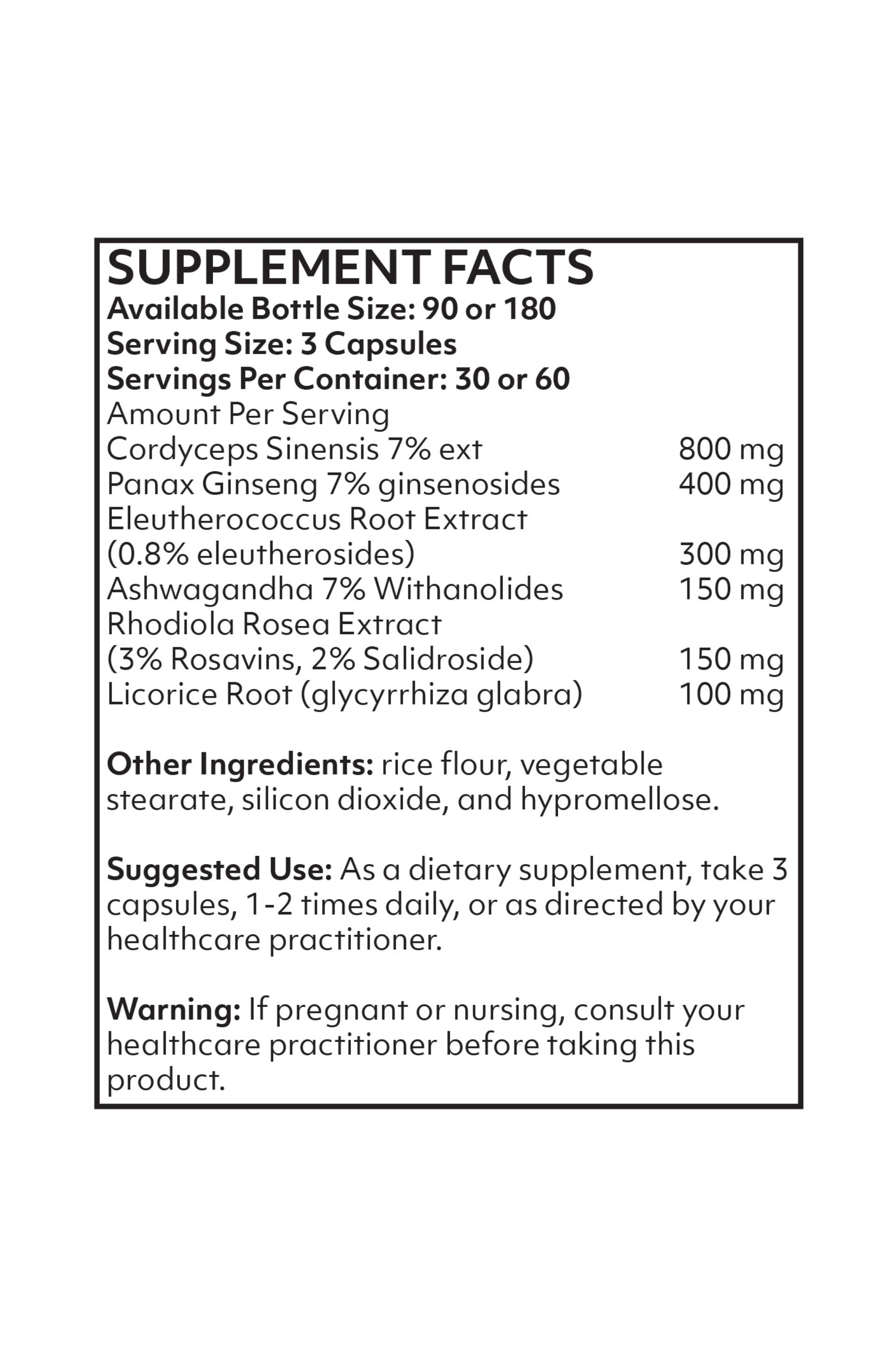 Nutritional Frontiers - Adrenamax 90ct