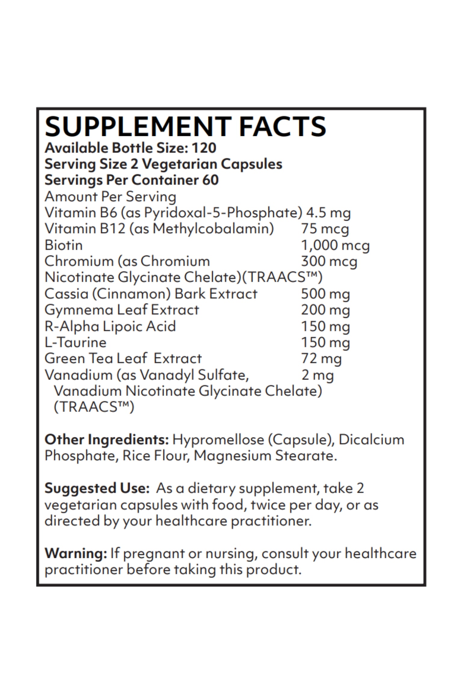 Nutritional Frontiers - Glucolyze (120 ct)