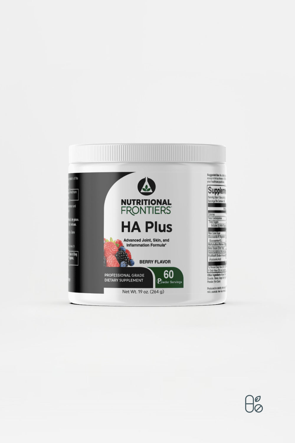 Nutritional Frontiers - Ha Plus Powder Berry Flavour 60 Servings – Be ...