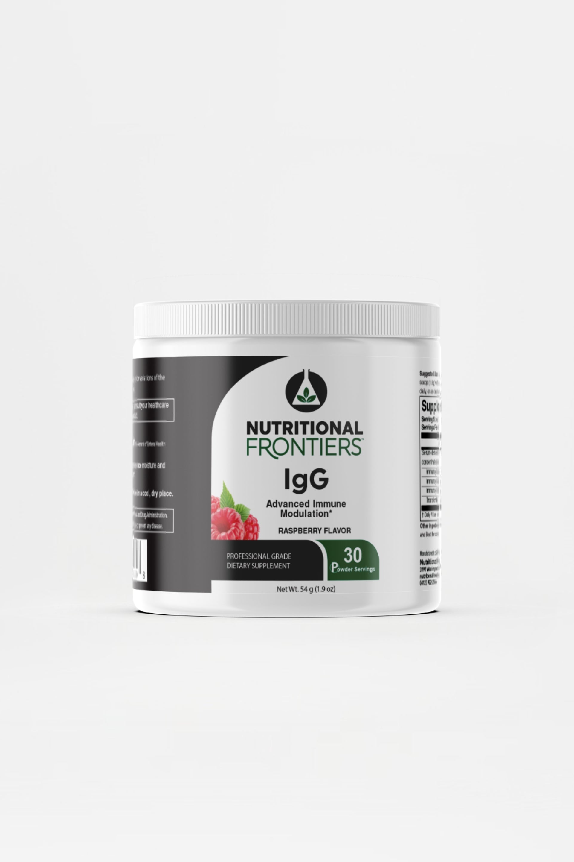 Nutritional Frontiers - IgG Raspberry Flavor 30 Serving