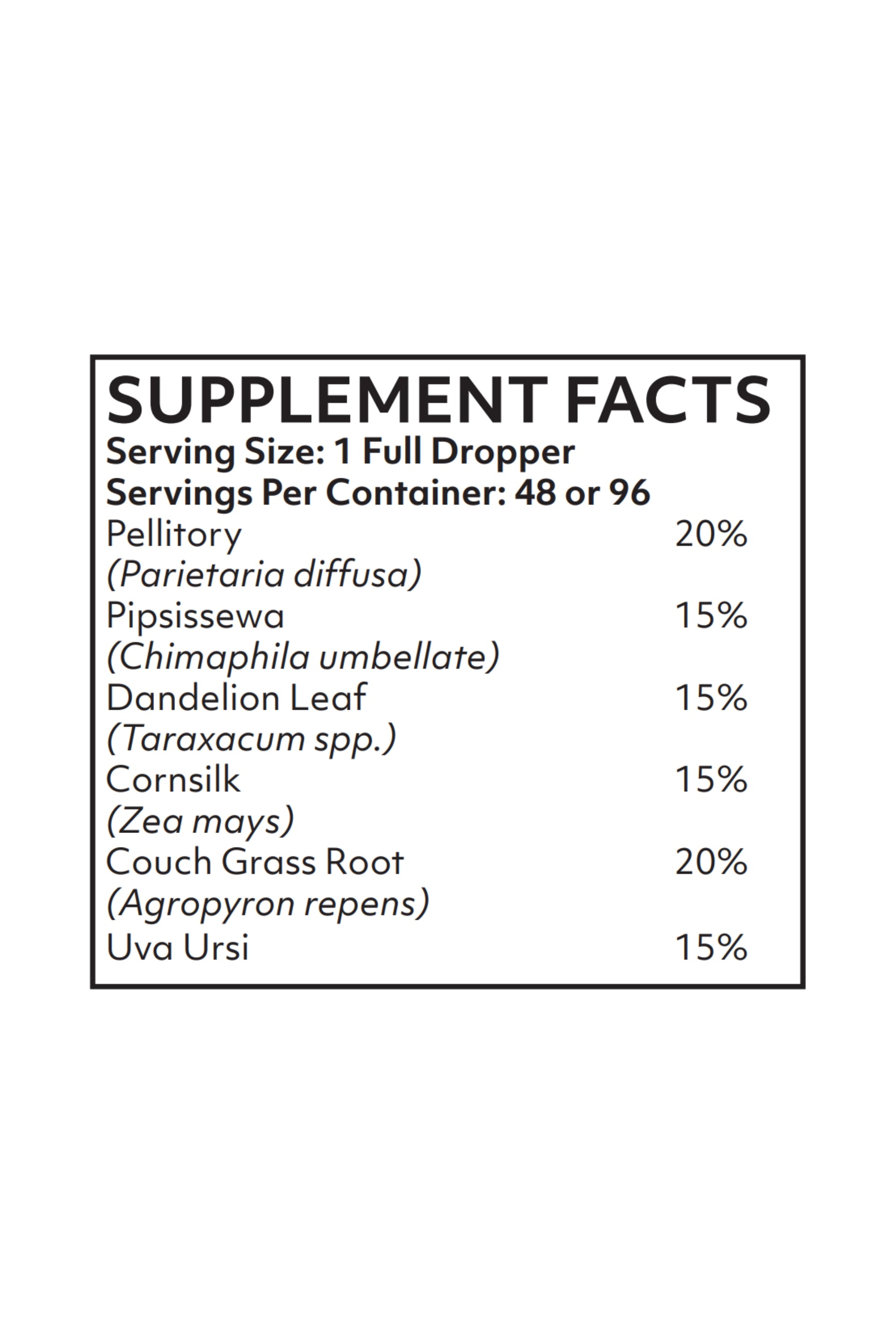 Nutritional Frontiers - Kidney & Bladder Tincture 2oz