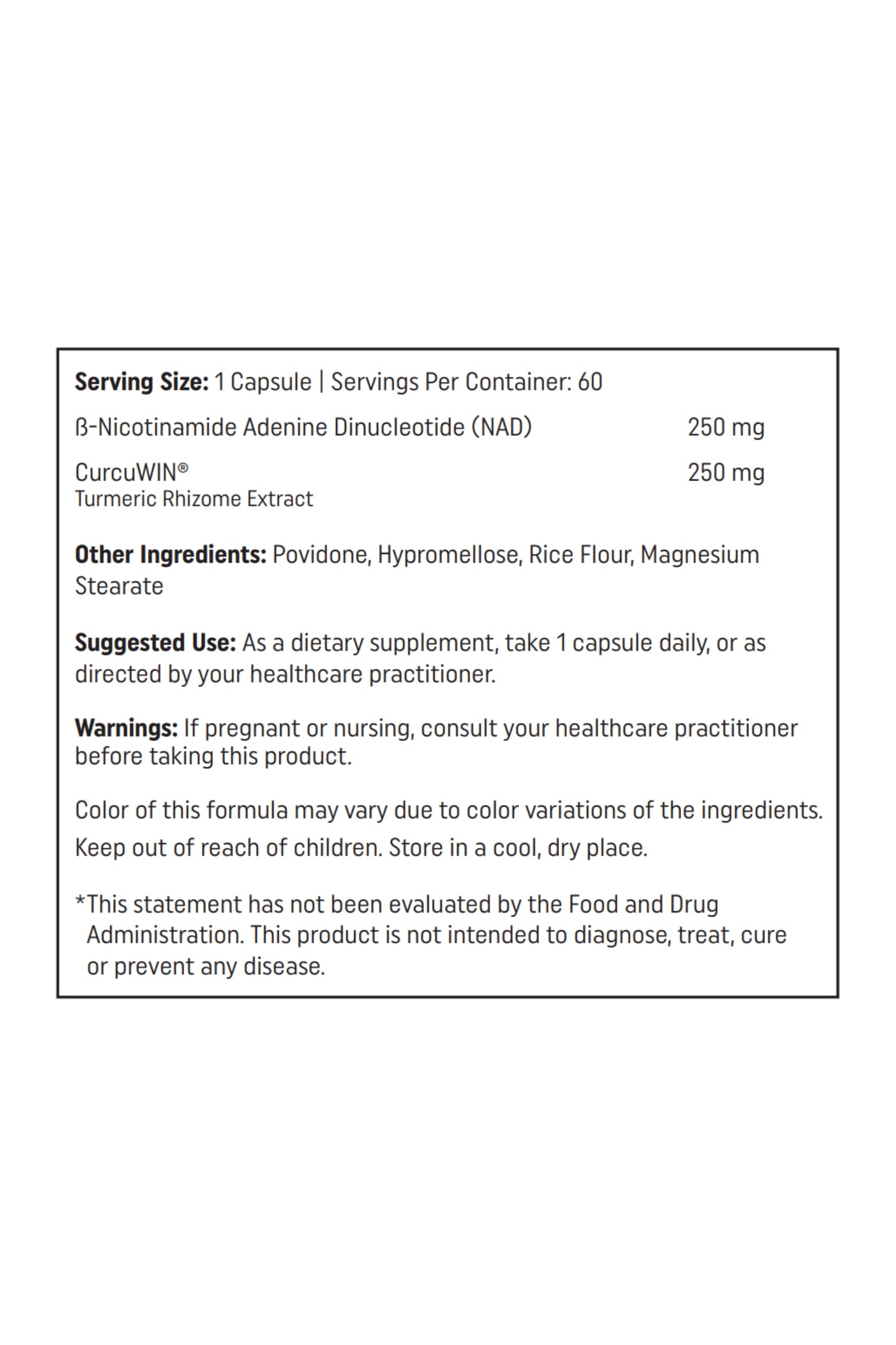 Nutritional Frontiers - NAD+ Booster Supplement