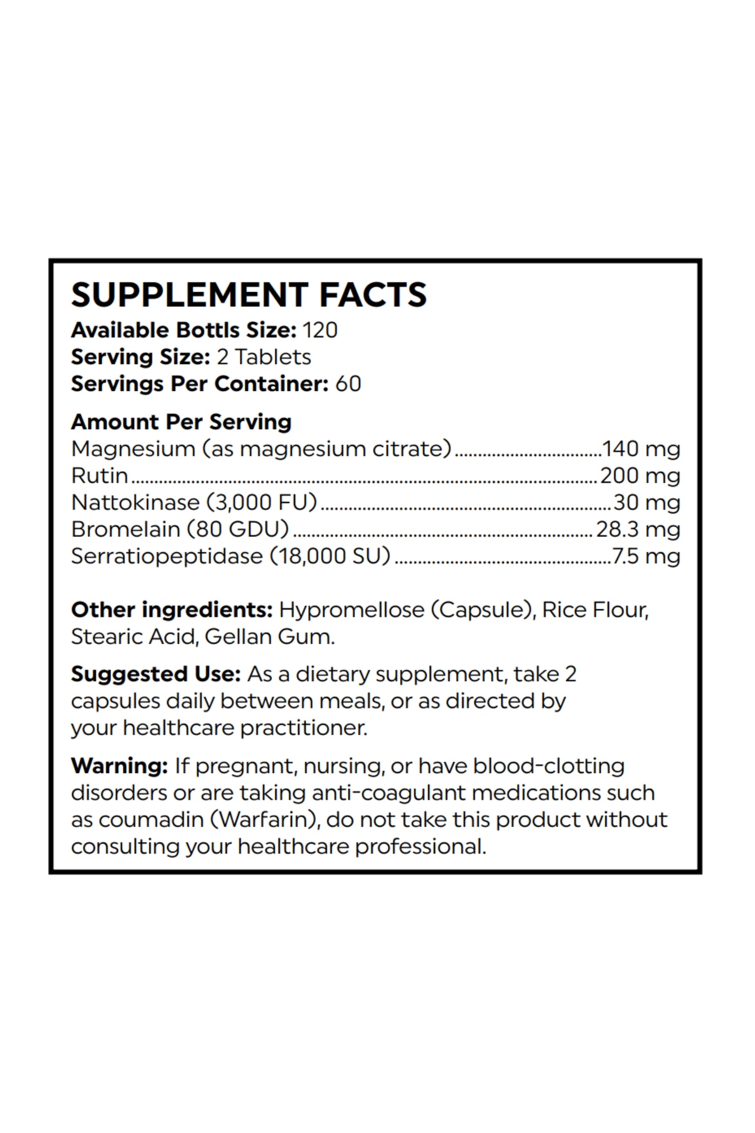Nutritional Frontiers - Nattokin Plus (120 ct)