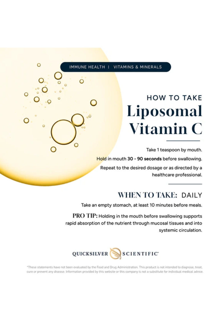 QuickSilver Scientific Liposomal Vitamin C 120ml