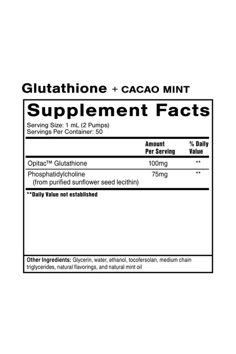 Quicksilver Scientific - Liposomal Glutathione Cacao Mint