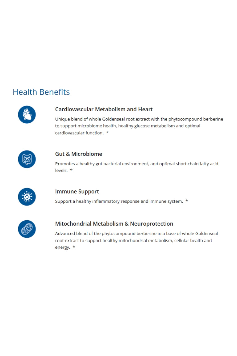 Restorative Formulations - Berberine GS Px 60ct