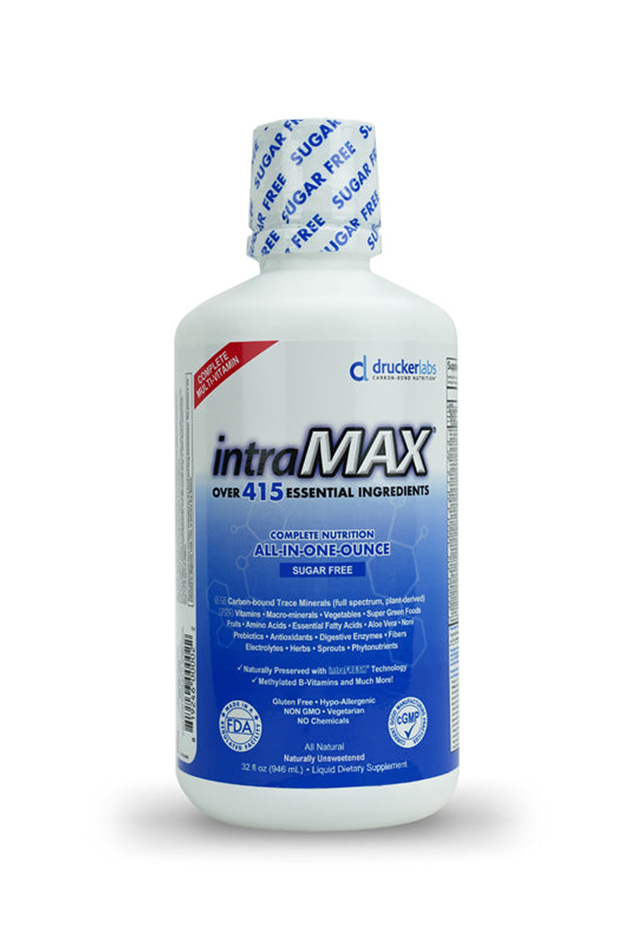 Drucker Labs - intraMAX unsweetened 32oz