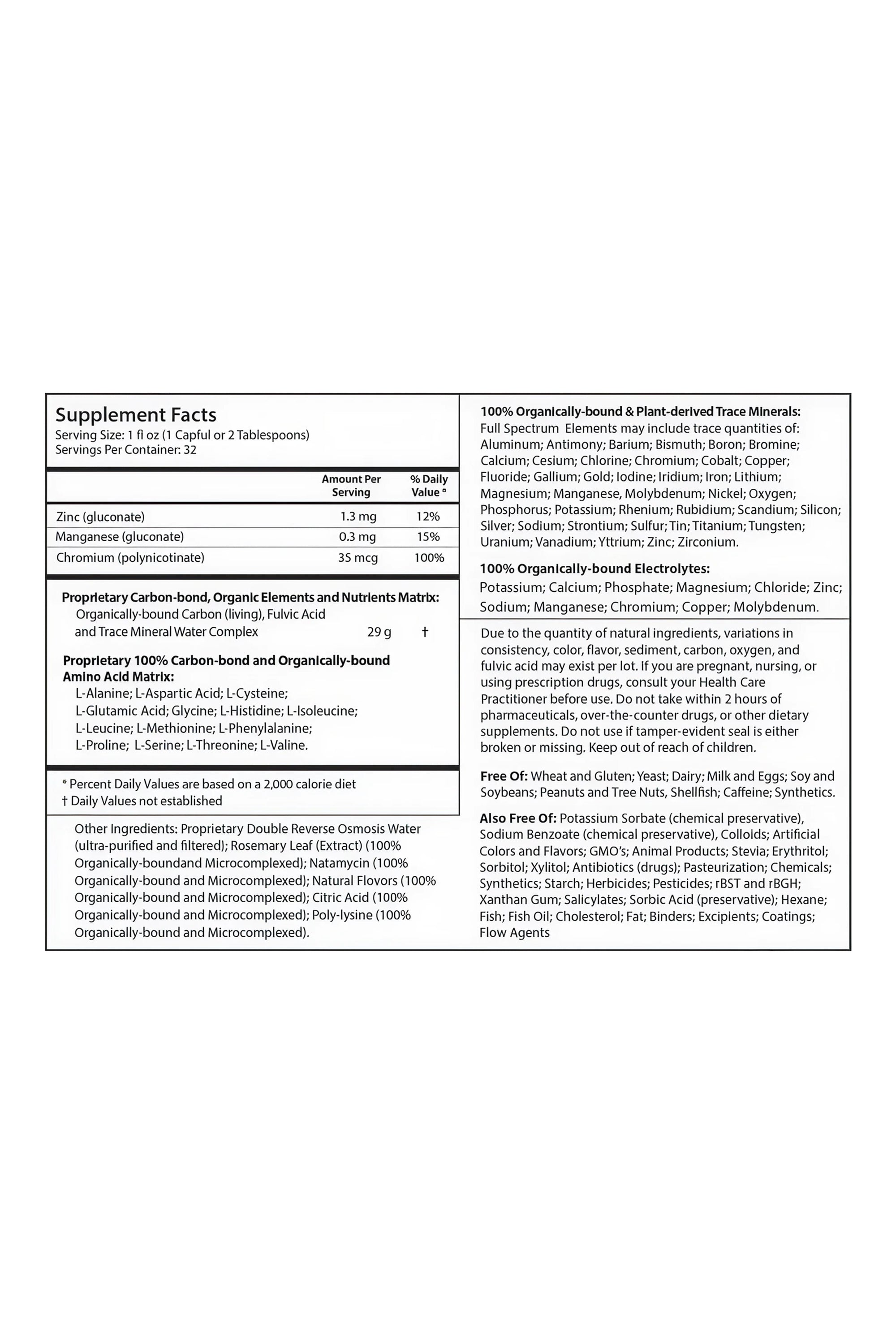 Drucker Labs - intraMIN unsweeted 32oz