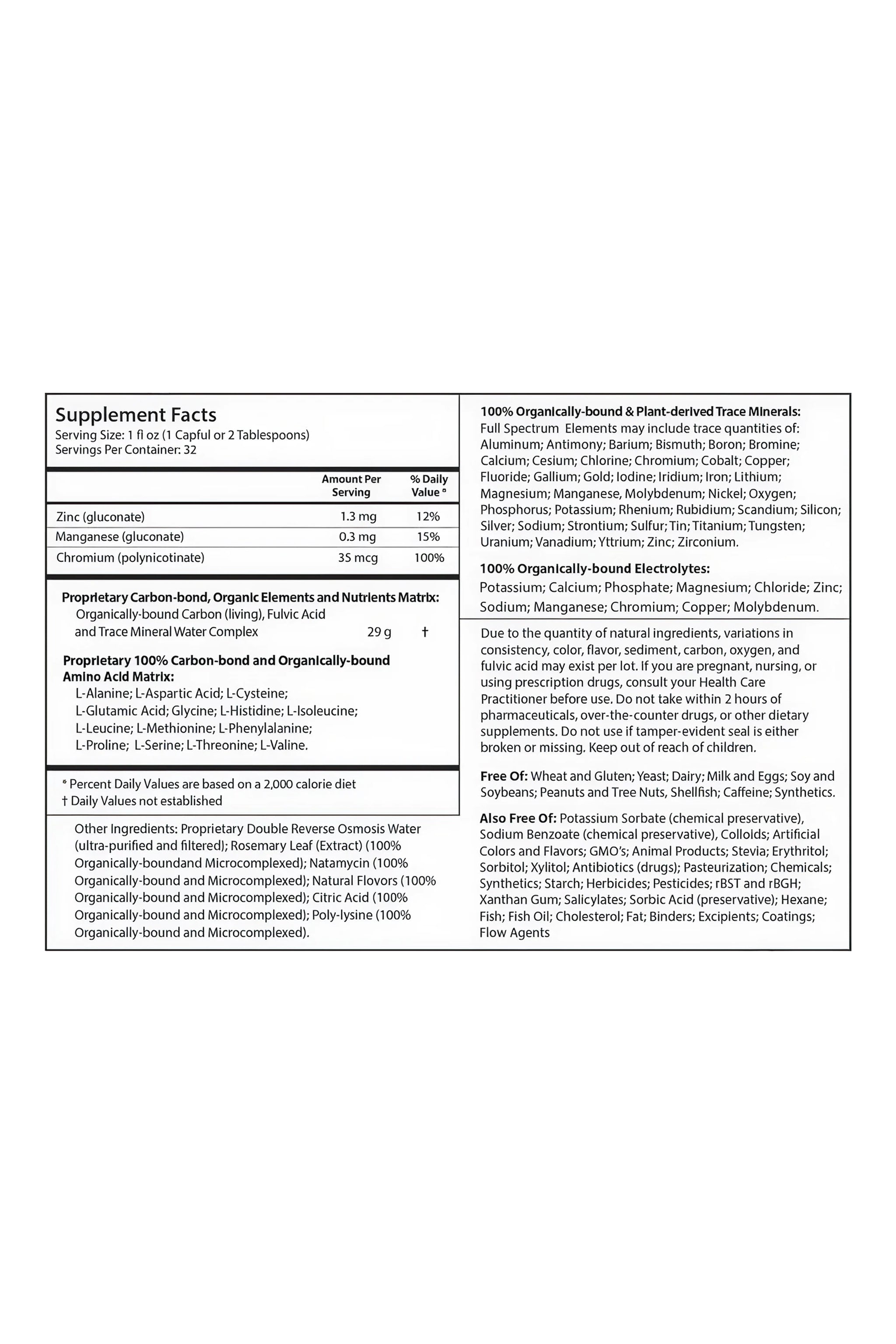 Drucker Labs - intraMIN unsweeted 32oz